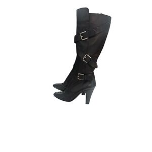 Stylish Black Knee-High Boots Nine West